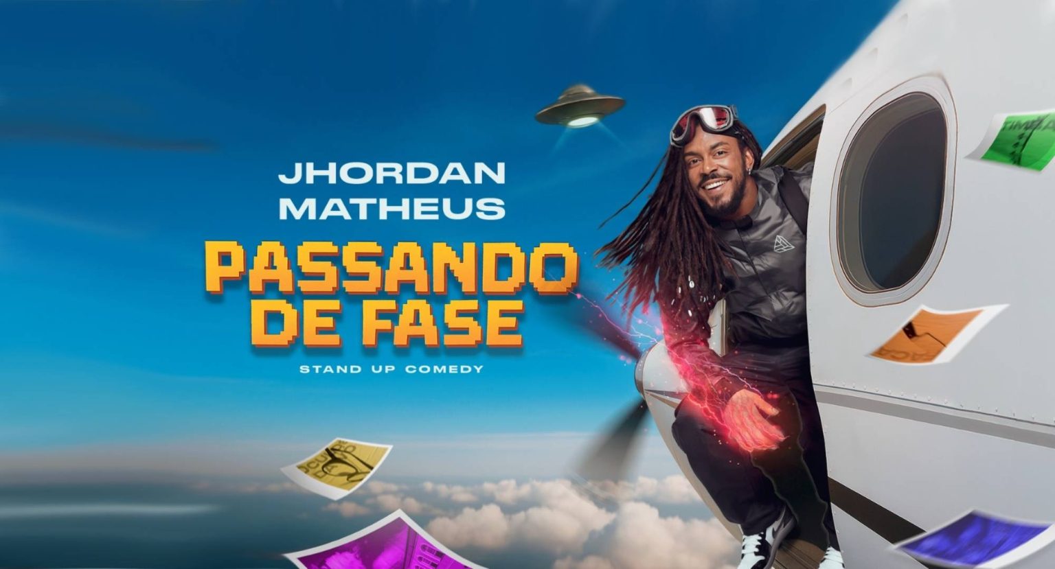 Jhordan Matheus em Passando de Fase no Teatro Fernando Torres