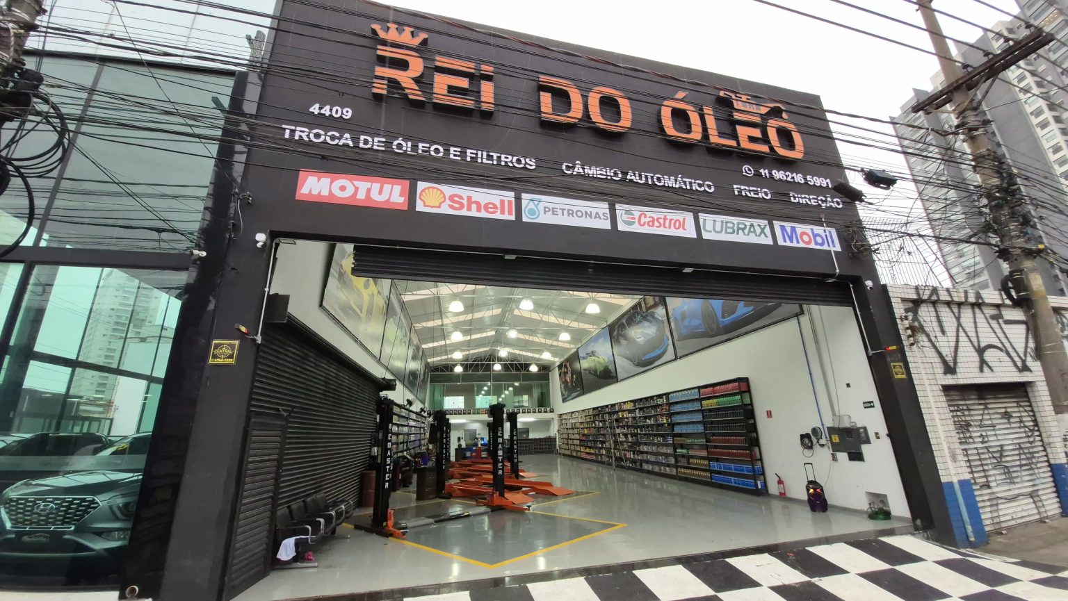 Conheça a nova loja do Rei do óleo Parque São Jorge