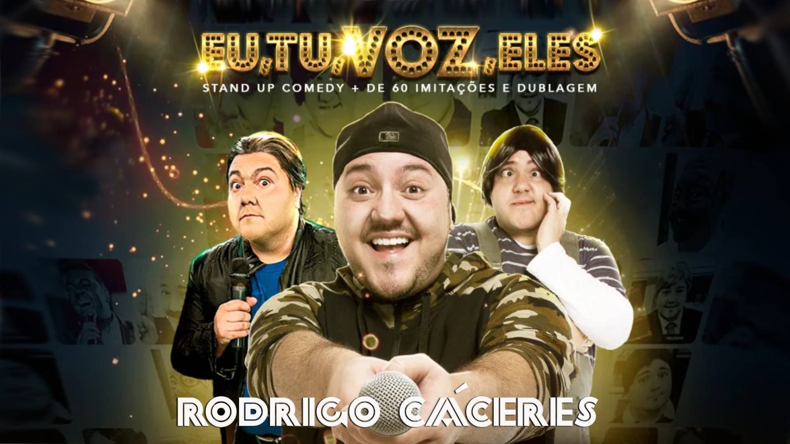 Rodrigo Cáceres em Eu, Tu, Voz, Eles no Hillarius Comedy Bar