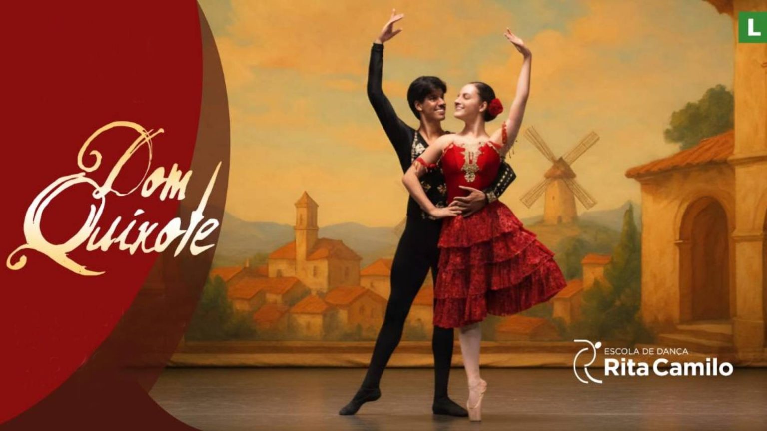 Espetáculo Dom Quixote – Ballet Clássico Escola de Dança Rita Camilo no Teatro Fernando Torres