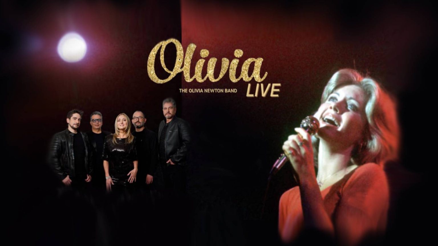 Show Olivia Live – Banda Olivia Newton Band no Teatro Fernando Torres