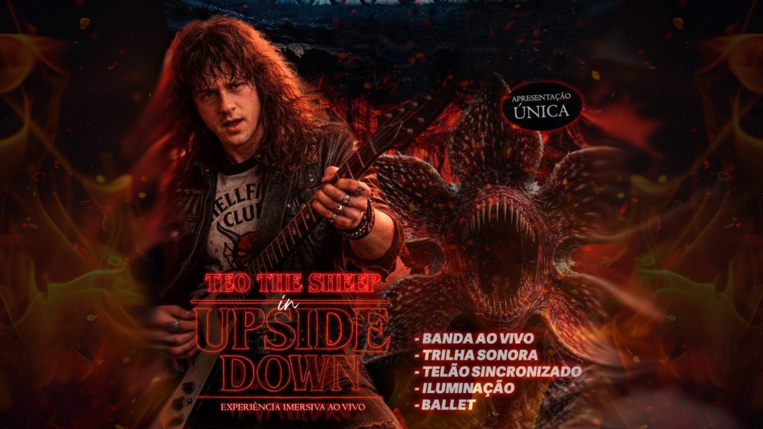 Banda Teo the Sheep com o Show Upside Down em única apresentação no Teatro Eva Wilma