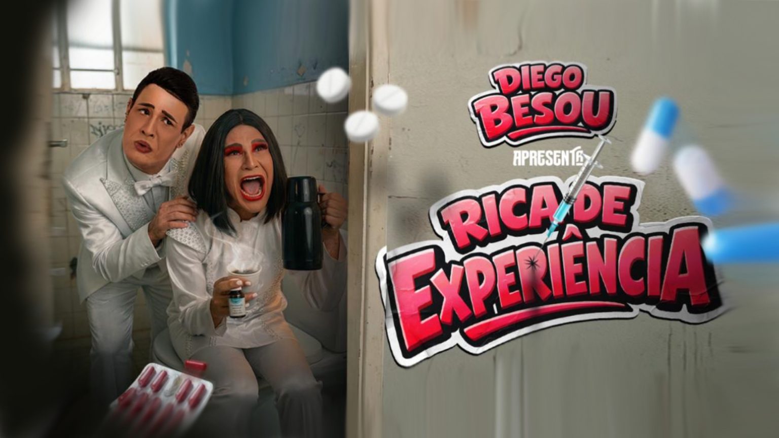 Diego Besou em Rica de Experiência – O SHOW no Teatro Fernando Torres