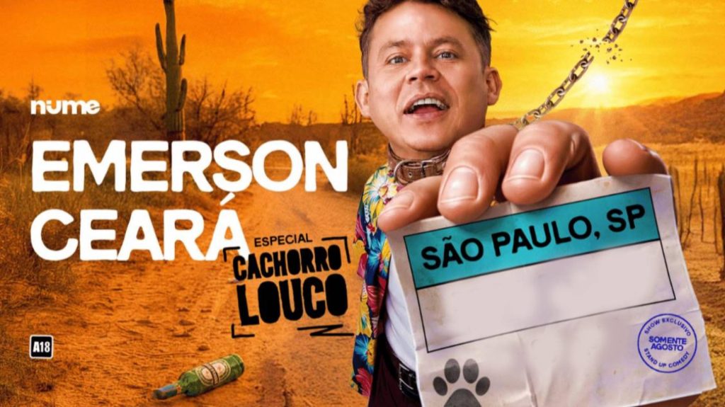 Emerson Ceará em Especial Cachorro Louco no Teatro Fernando Torres